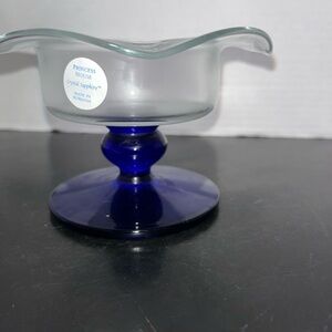 Princess House Blue Candle Holder
